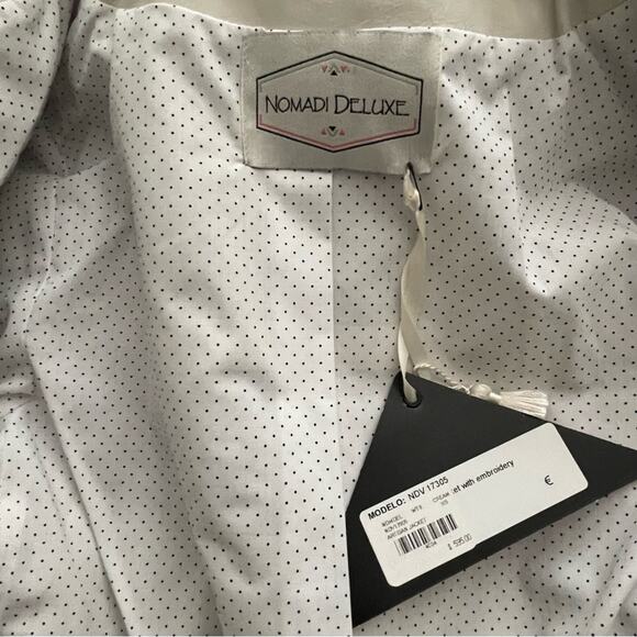 Nomadi Deluxe Artisan Leather Sequin Jacket XS New Boho  Sequins - Picture 6 of 14